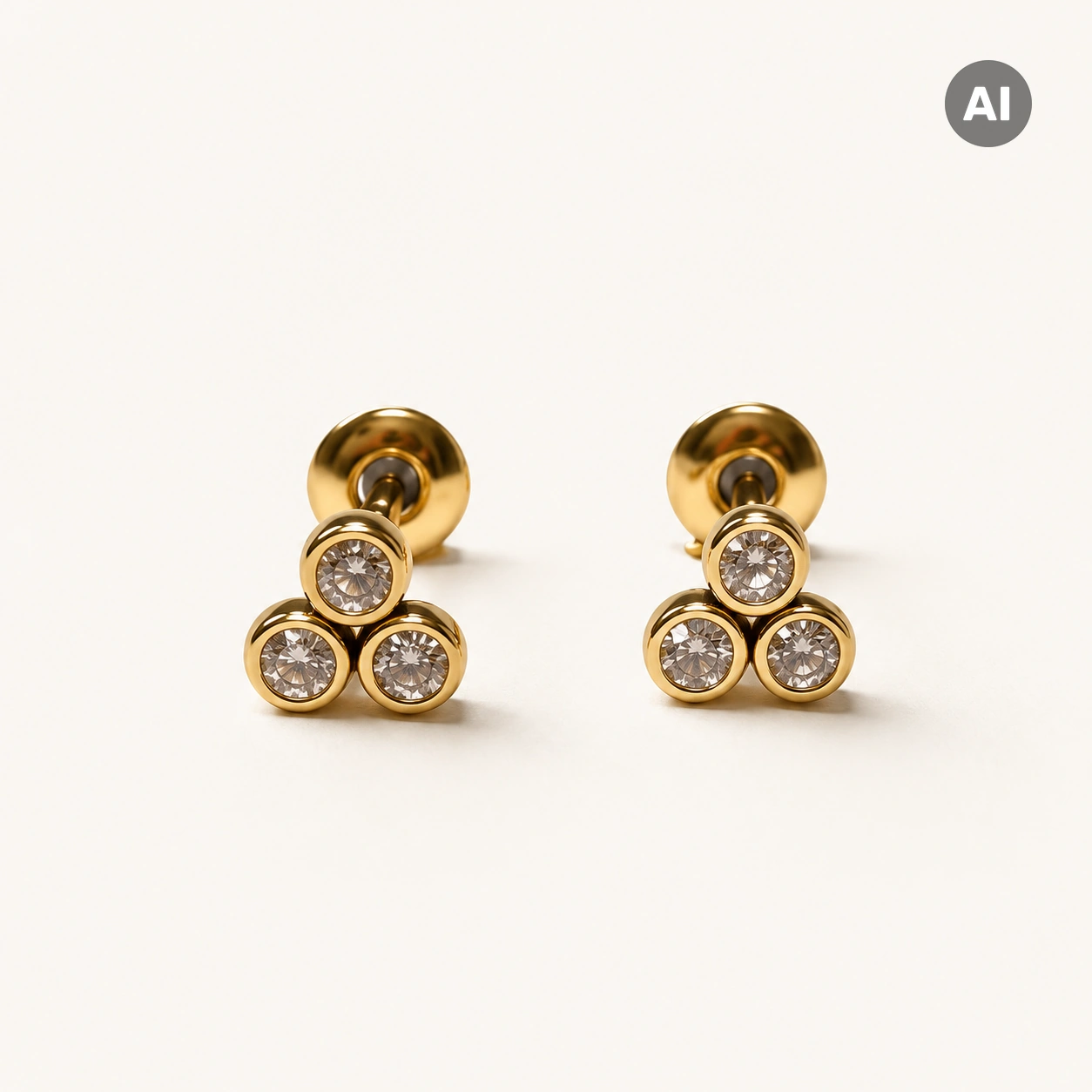 Ohrstecker gold