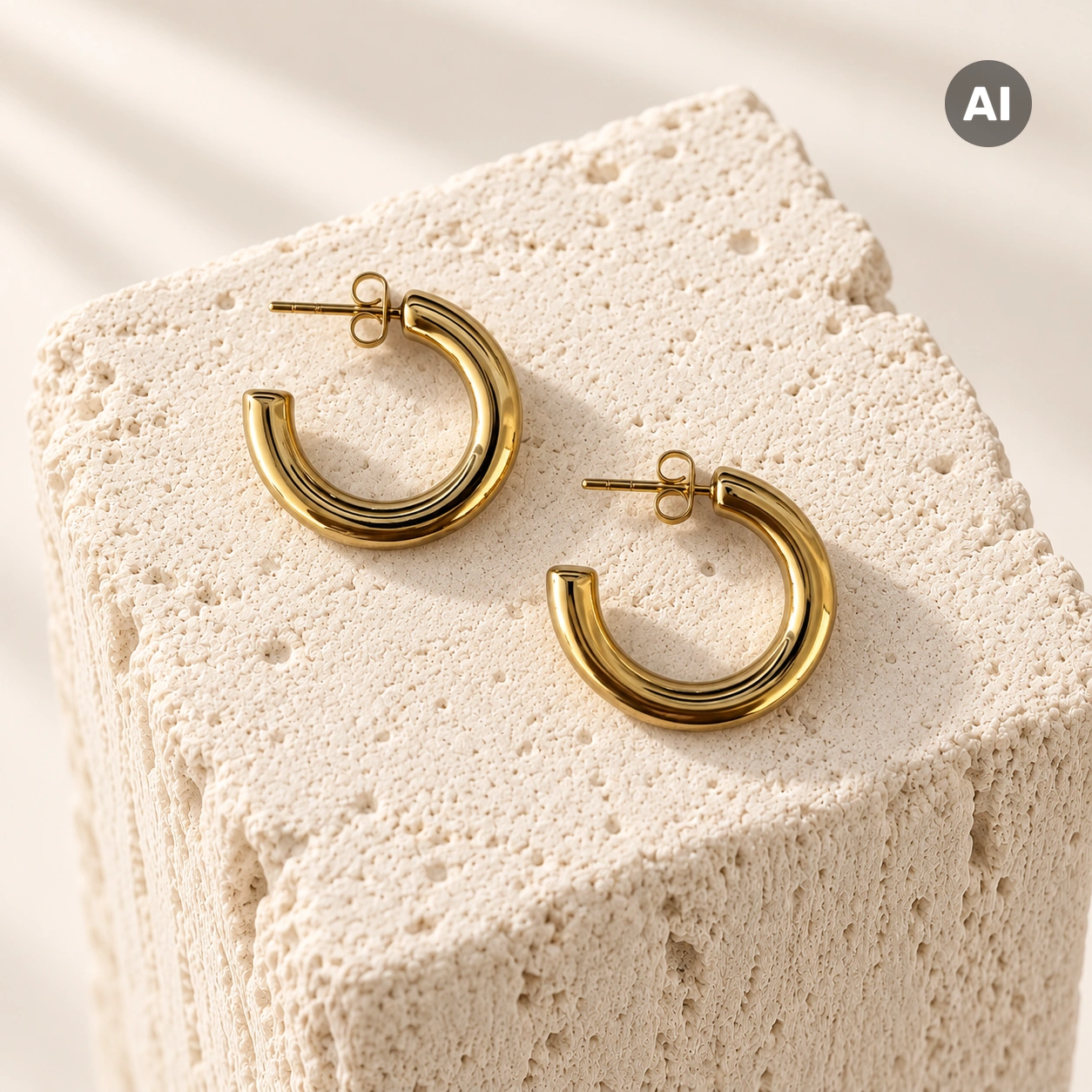 LIANOA Creole gold Ø30mm / Breite 6mm