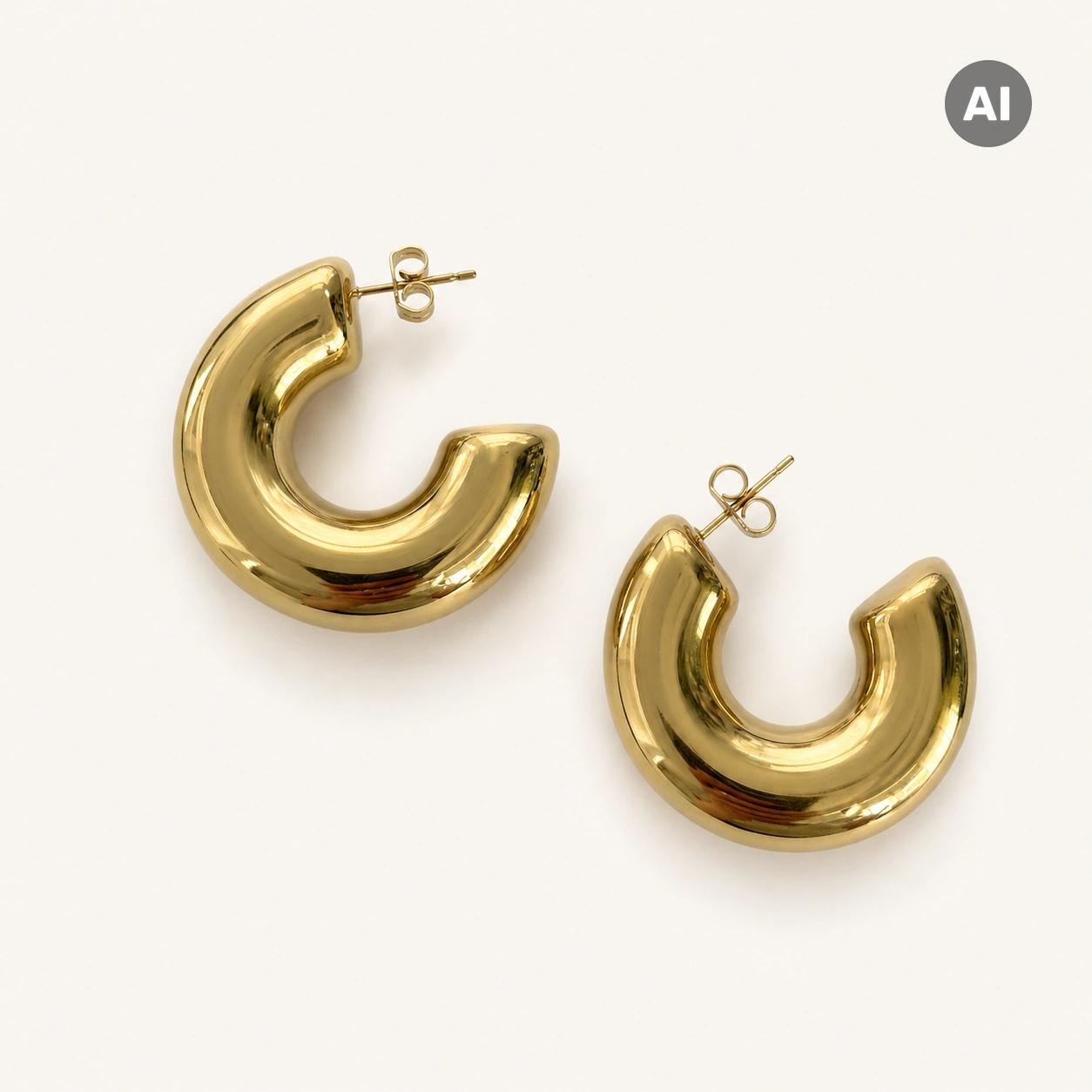 LIANOA Creole gold Ø30mm / Breite 12mm