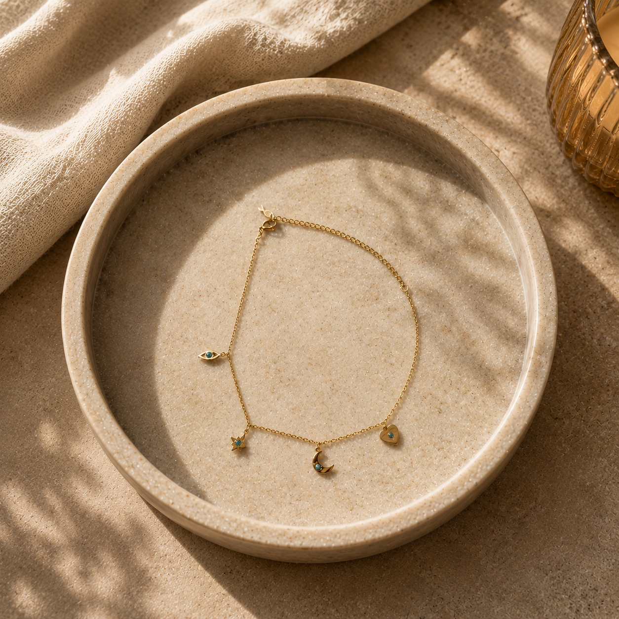 Fußkette LiaNoa Gold