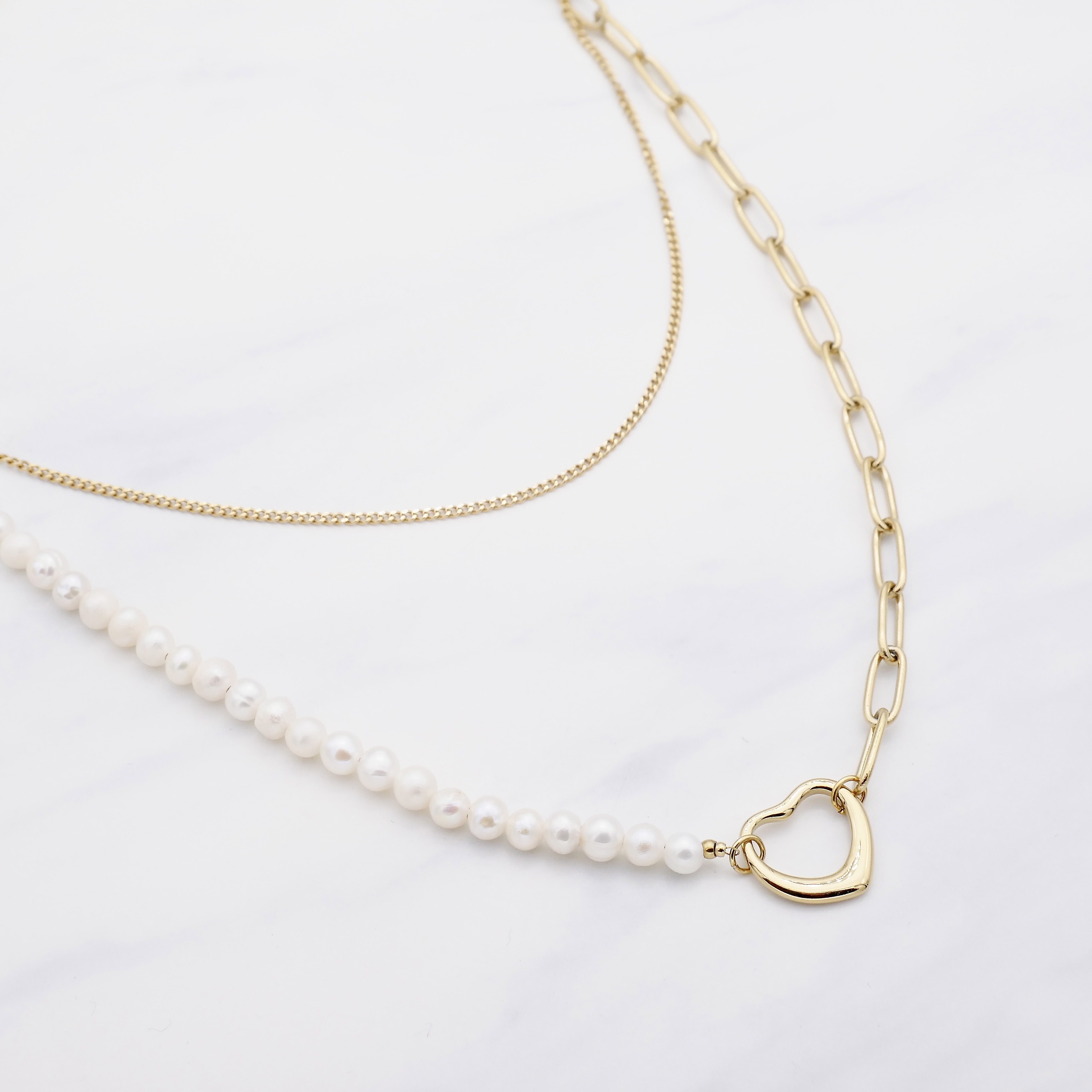 Perlen Halskette LiaNoa Gold