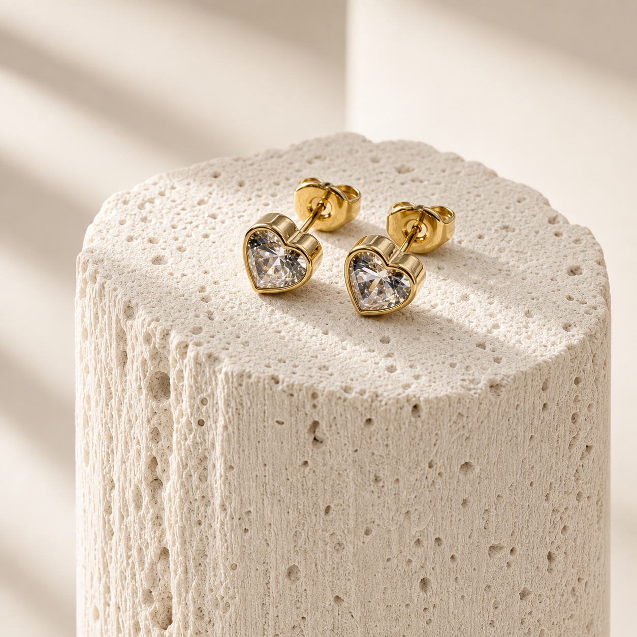 Herz Ohrstecker LiaNoa Gold