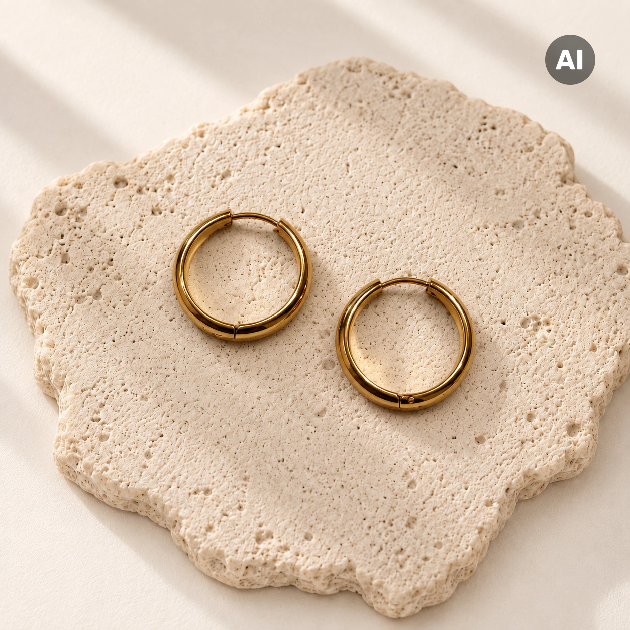 LIANOA Creole gold Ø20mm / Breite 5mm