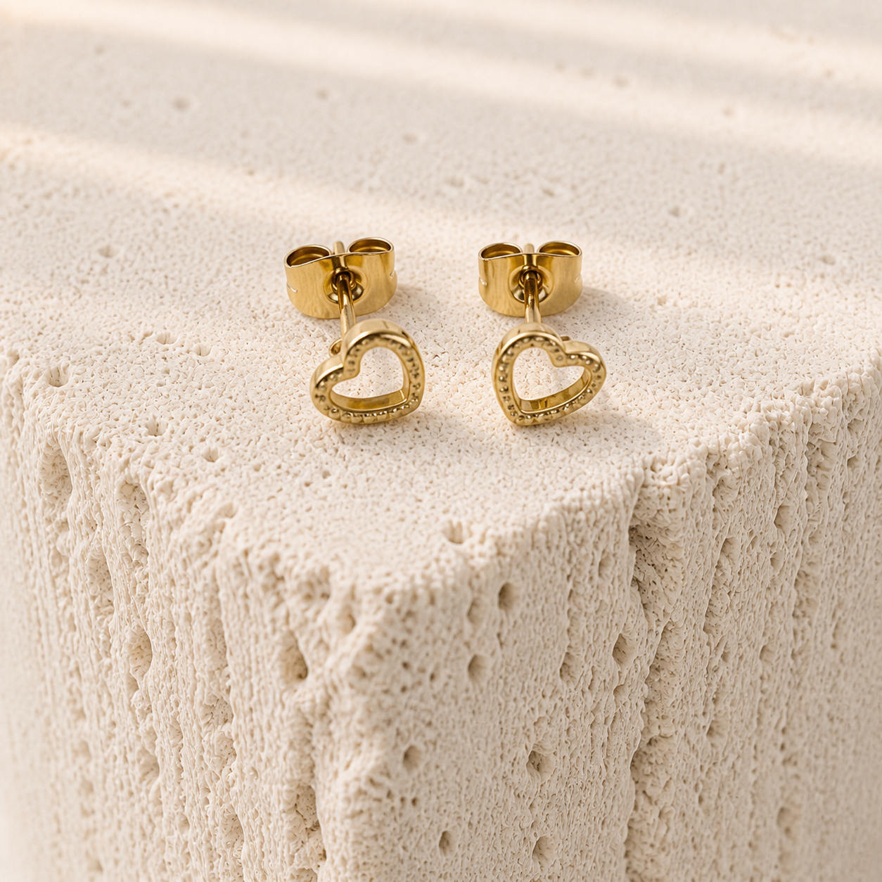 Herz Ohrstecker LiaNoa Gold