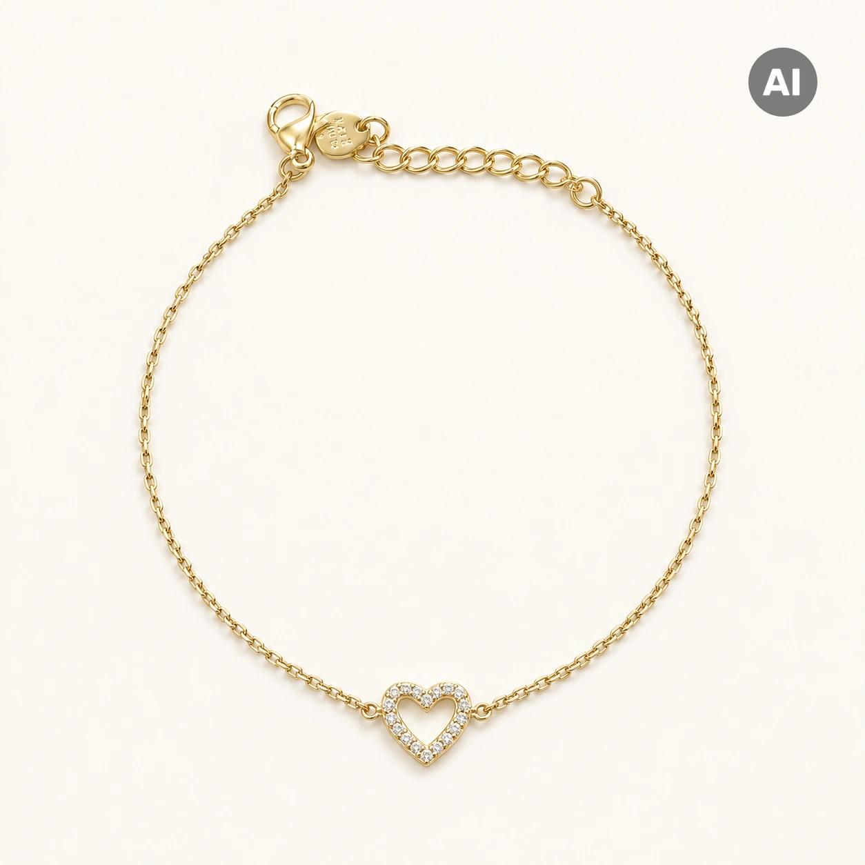 LIANOA Herz Armband gold