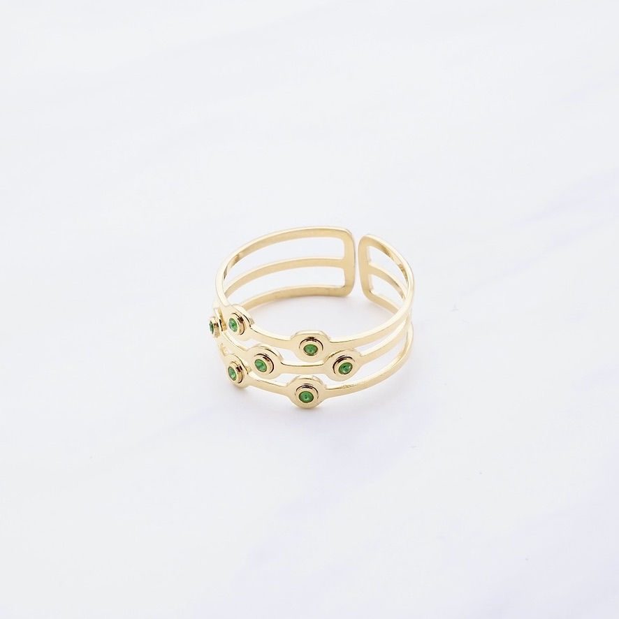 Ring LiaNoa Green Gold 