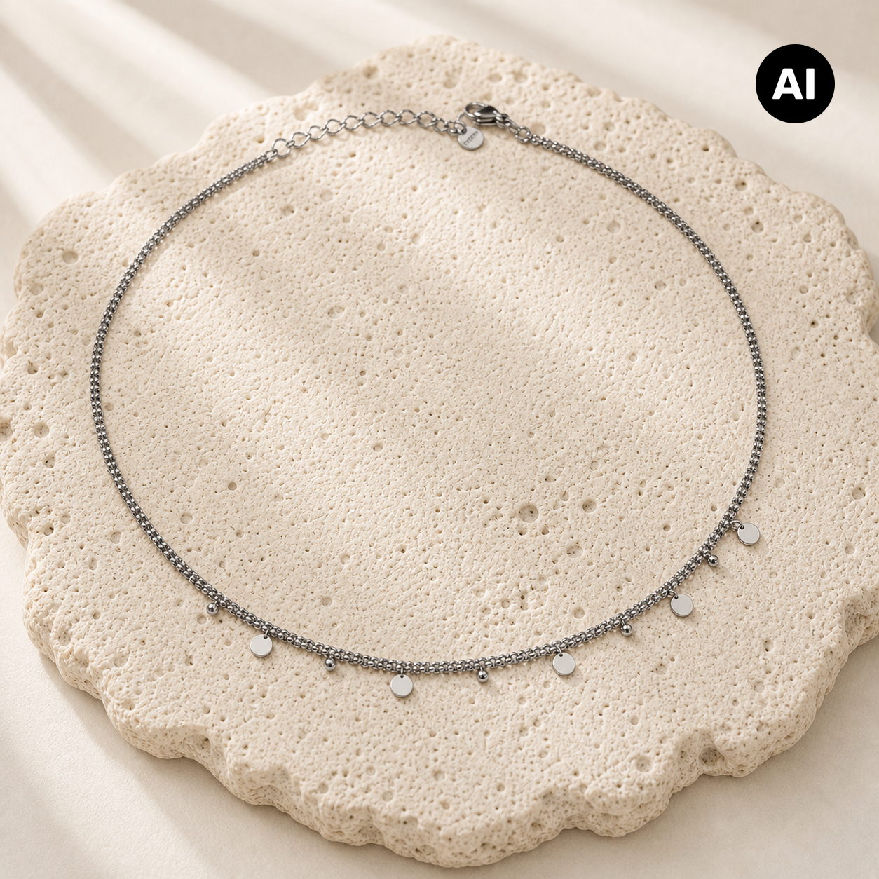 LIANOA Halskette silber