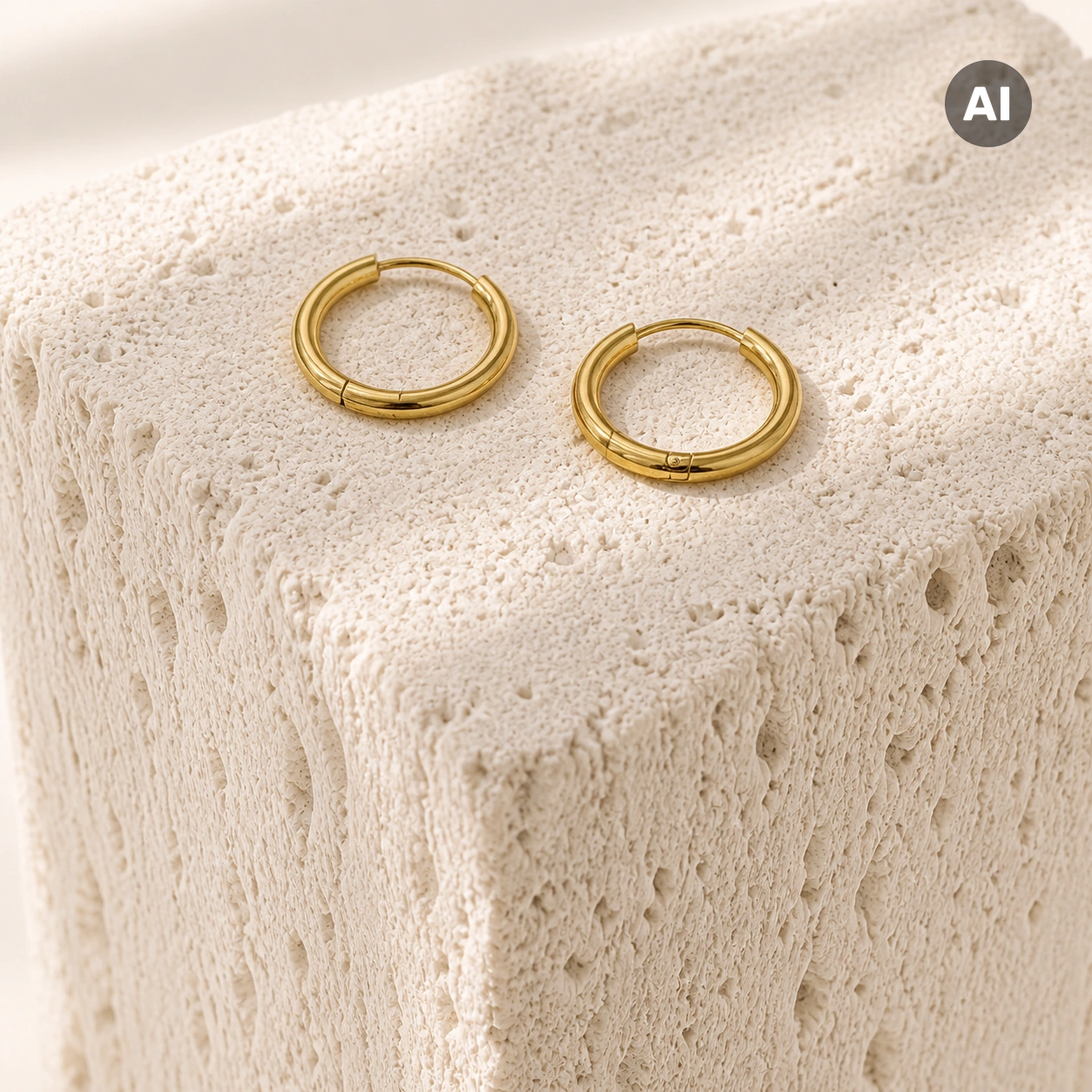 LIANOA Creole Ø13mm / Beite 1,5mm gold