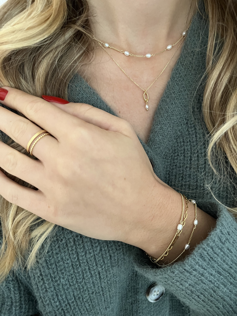 Perlen Armband LiaNoa Silber