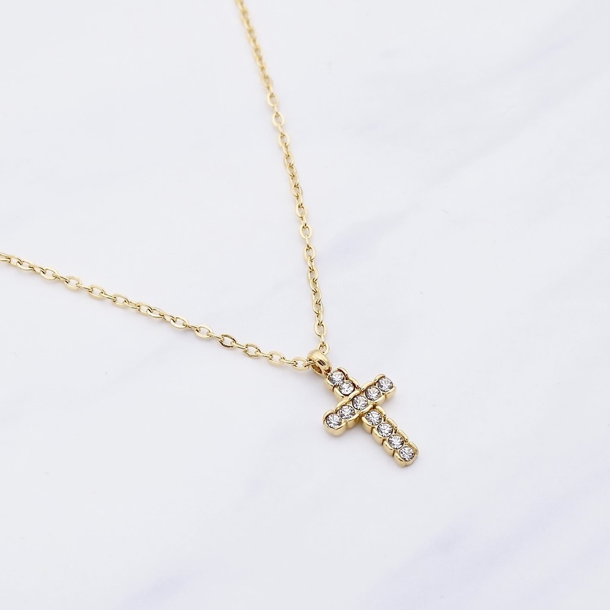Kreuz Halskette LiaNoa Gold