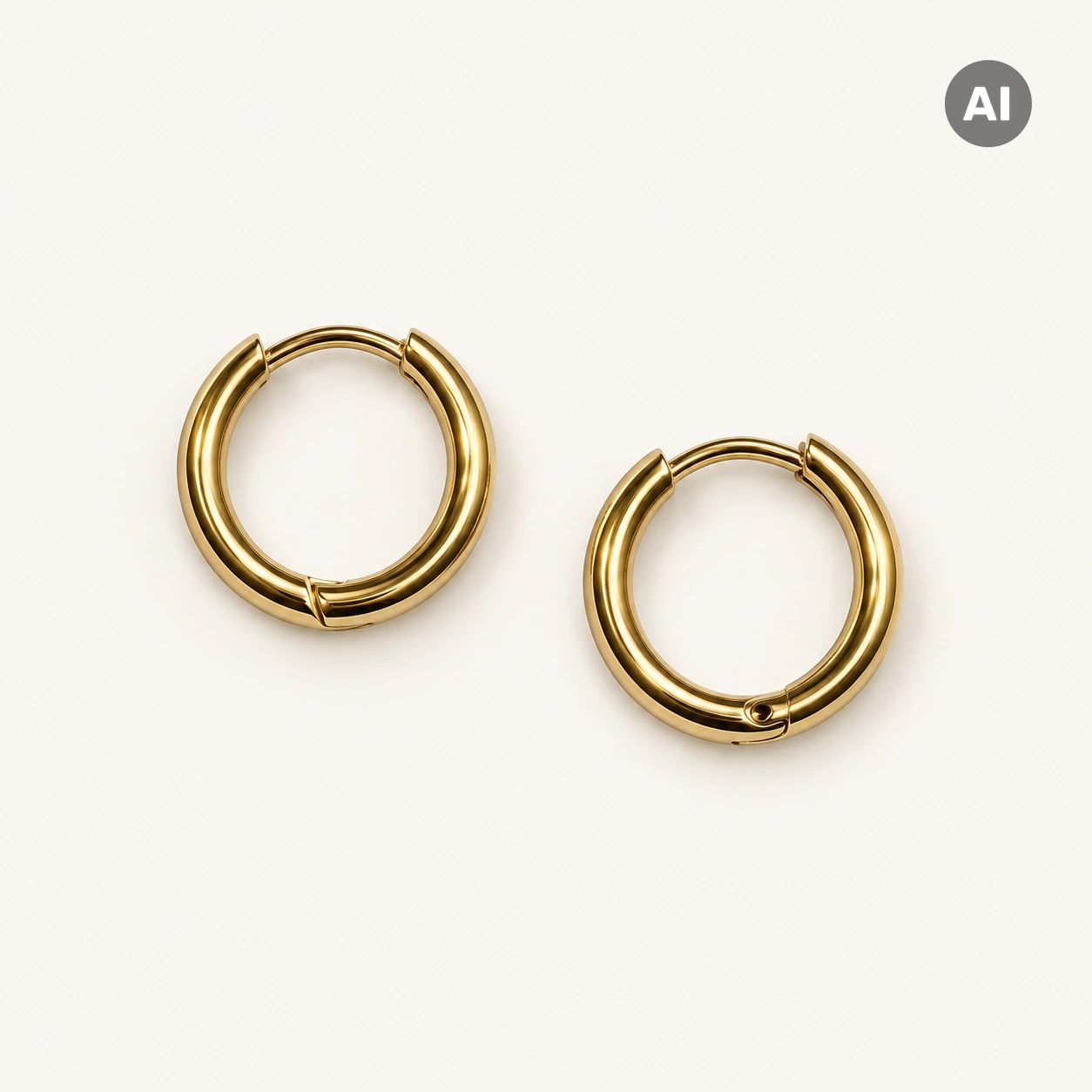 LIANOA Creole gold Ø13,5mm Breite 2mm