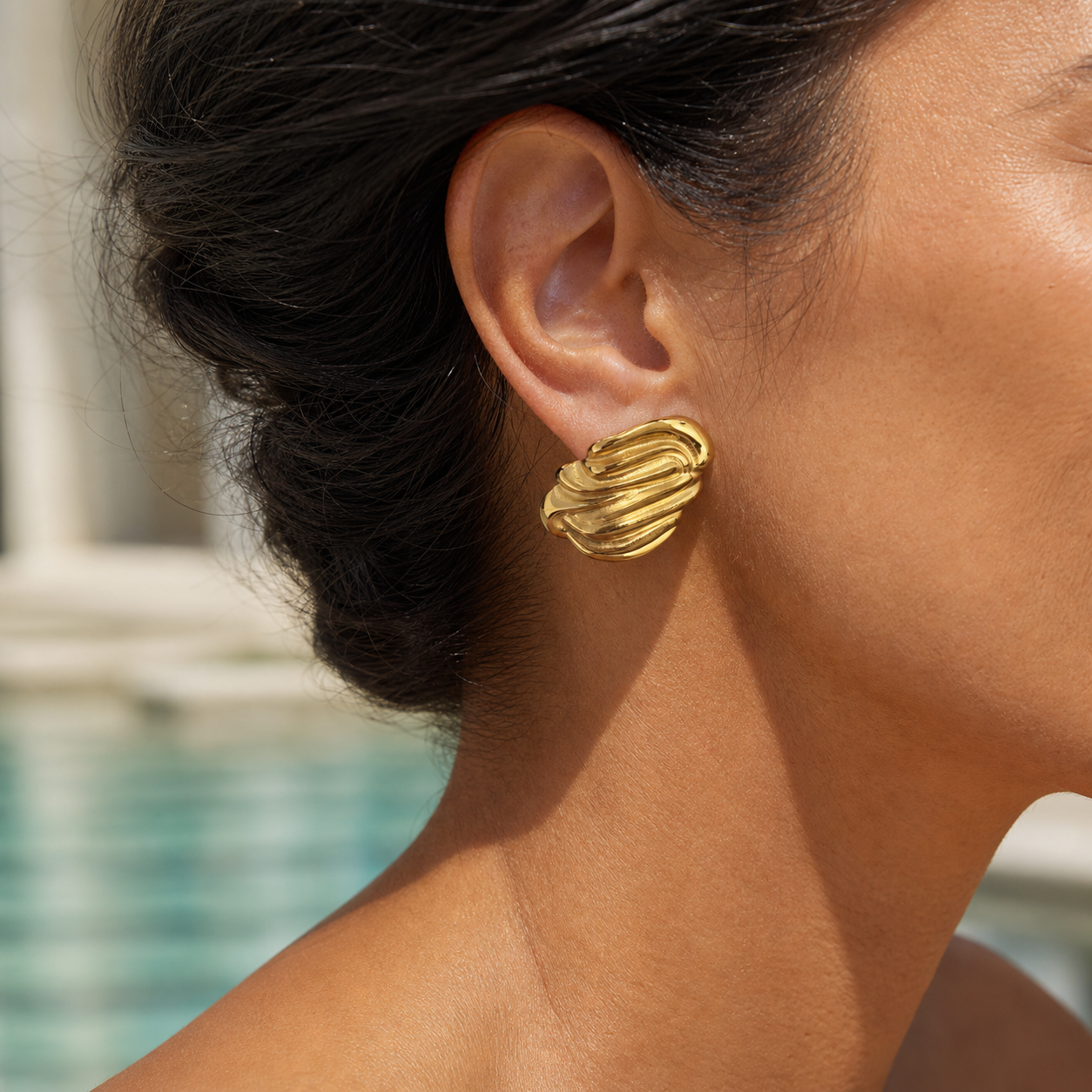LIANOA Ohrstecker gold