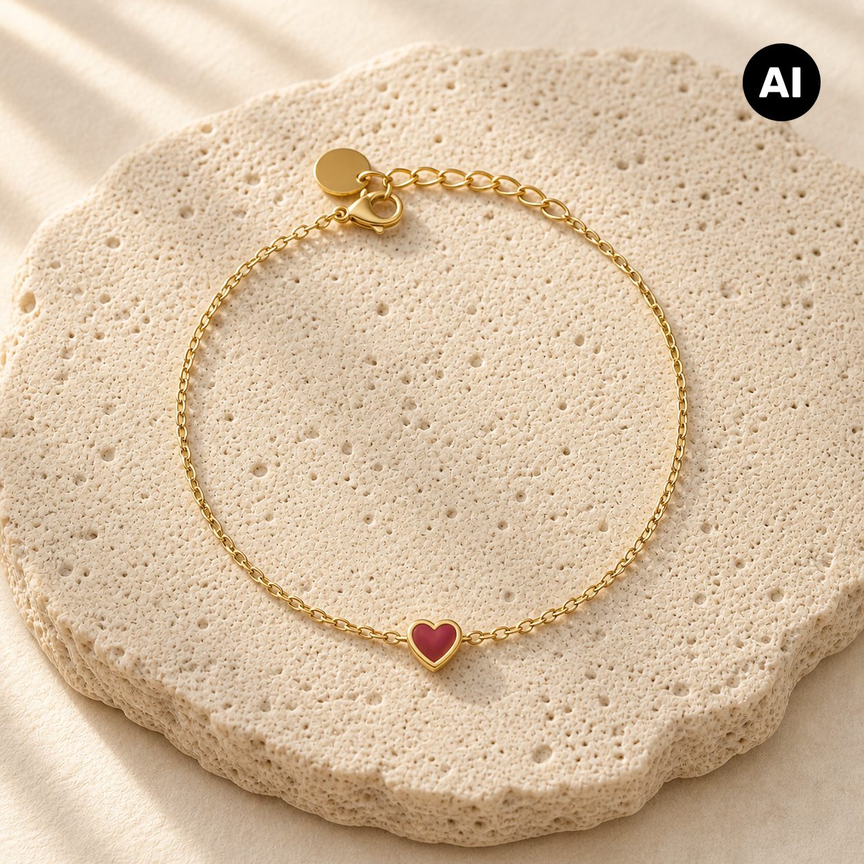 LIANOA Armband Herz gold