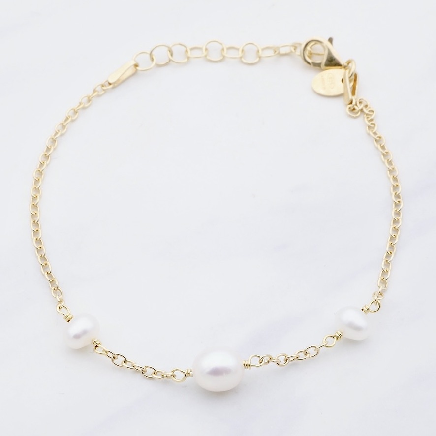Perlen Armband LiaNoa Gold 