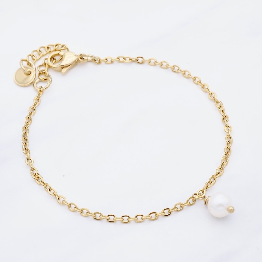 Armband Perle Gold