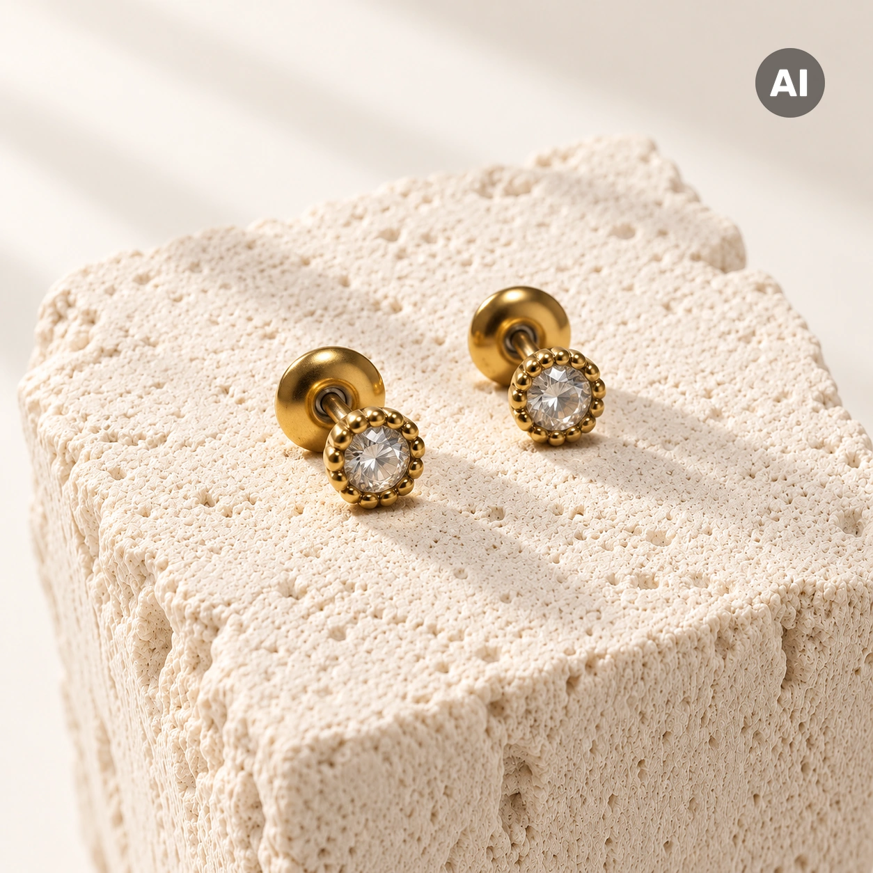 Ohrstecker gold