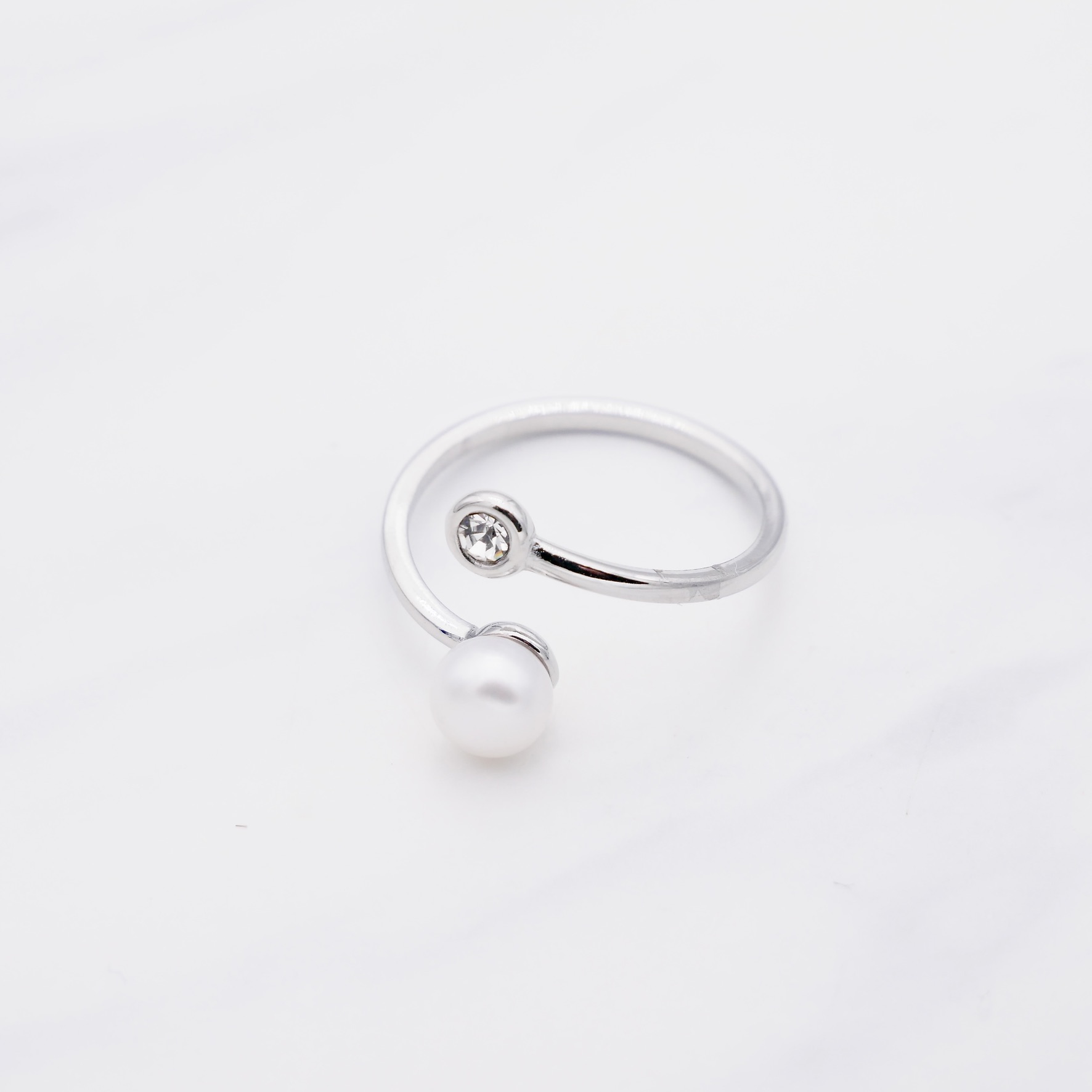 Perlen Ring LiaNoa Silber