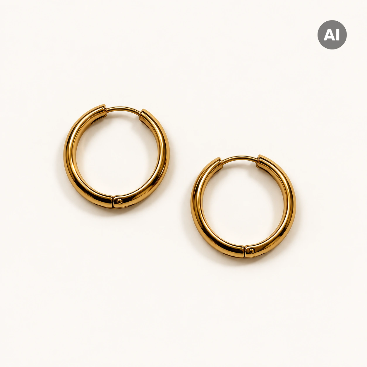 LIANOA Creole gold Ø20mm / Breite 5mm