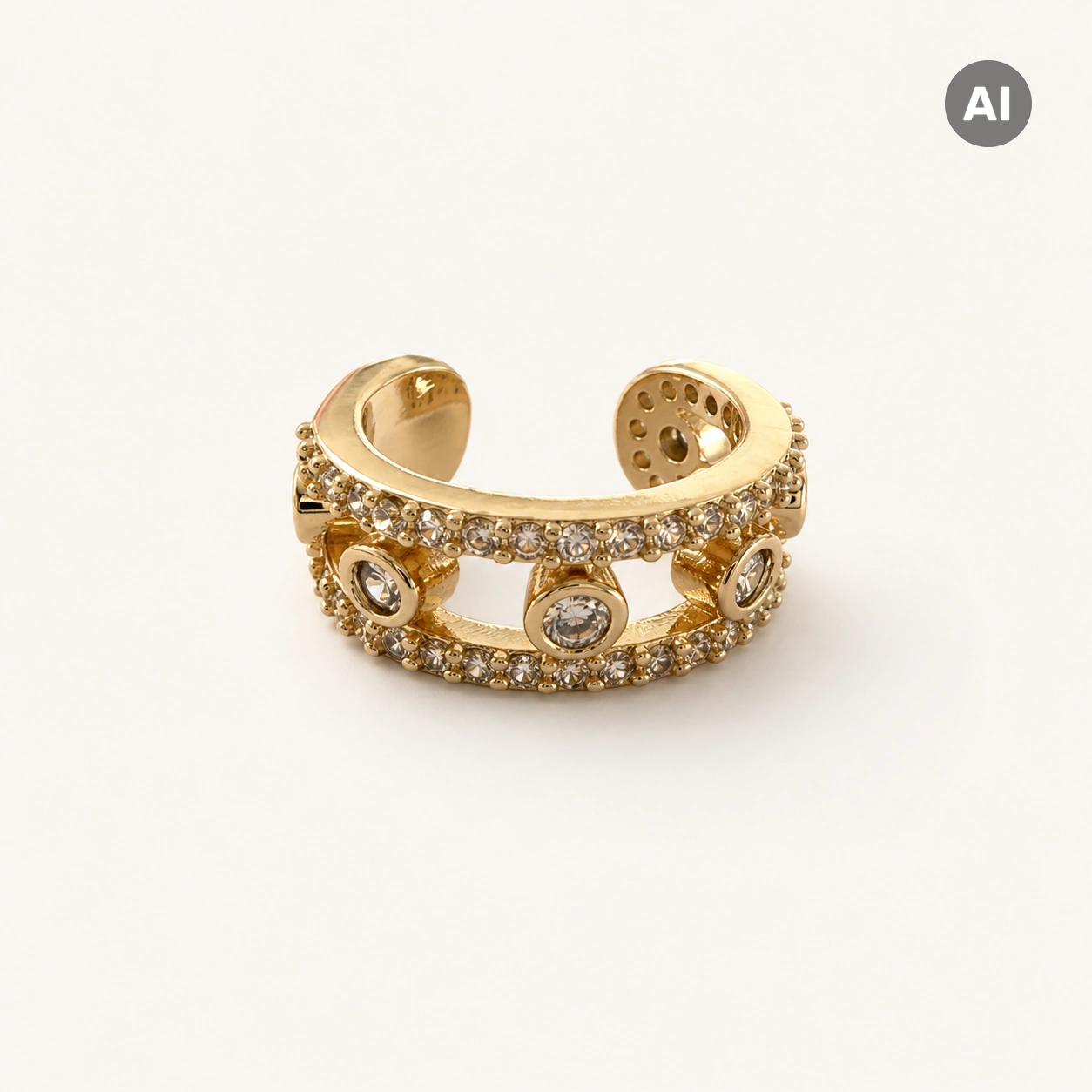 LIANOA Ear Cuff gold