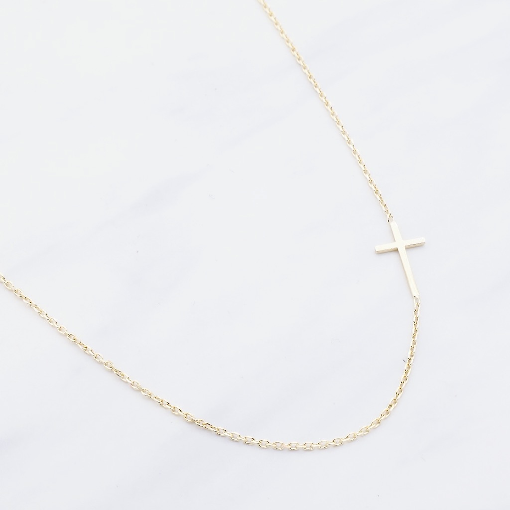 Kreuz Halskette LiaNoa Gold 