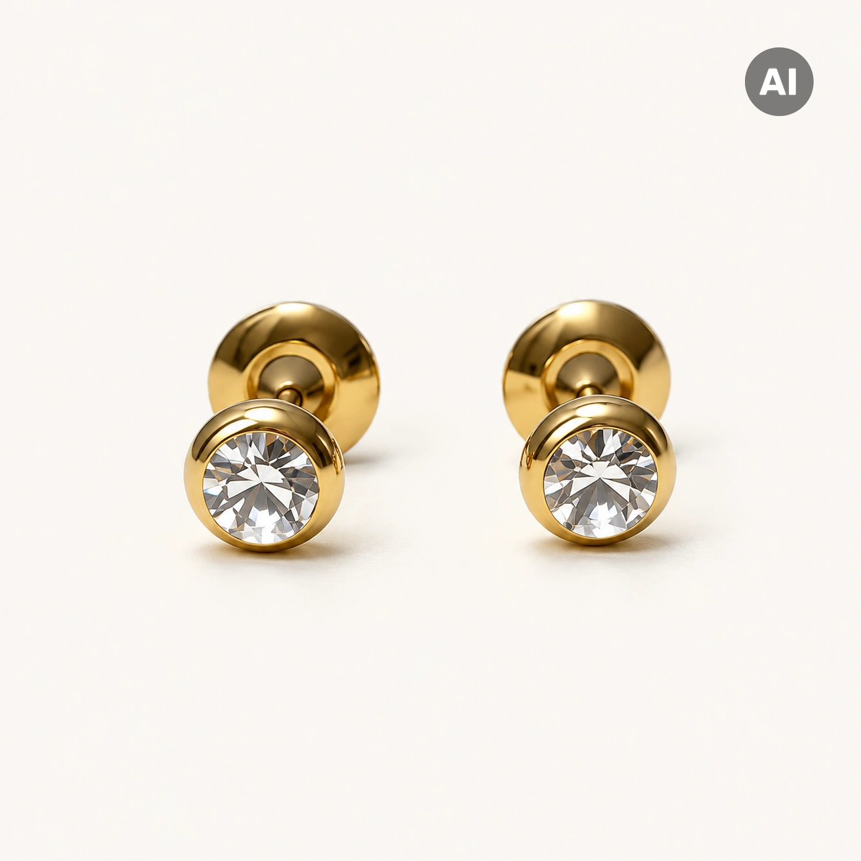 Ohrstecker gold