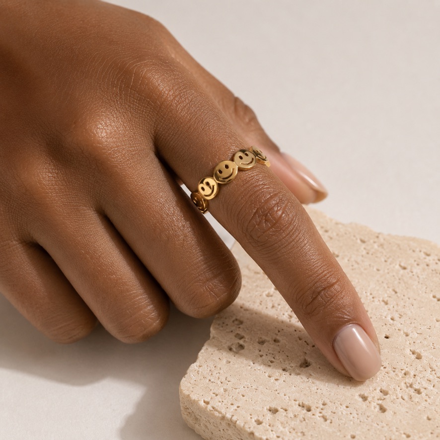 Smily Ring LiaNoa Gold