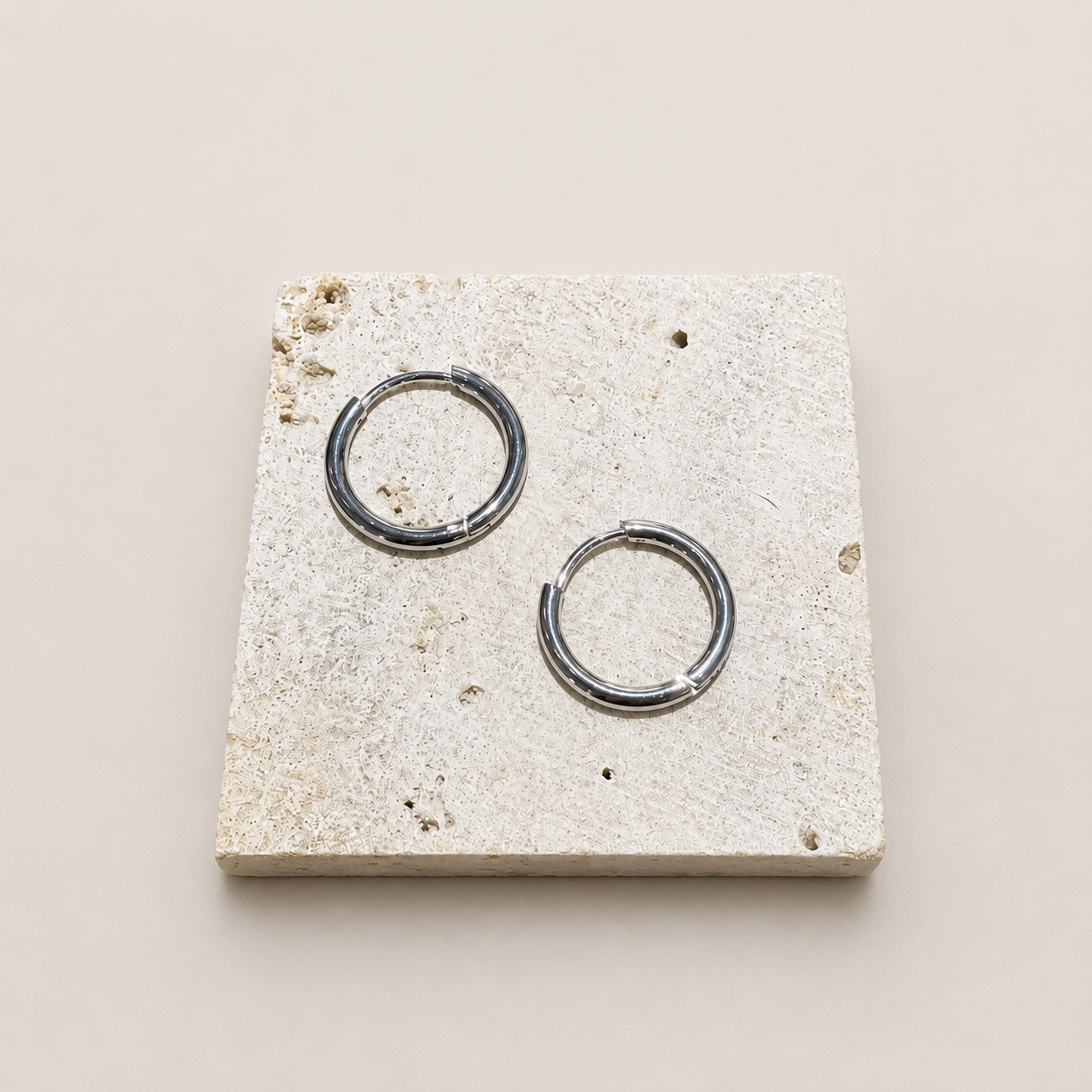 Creole LiaNoa Basic 18mm Silber