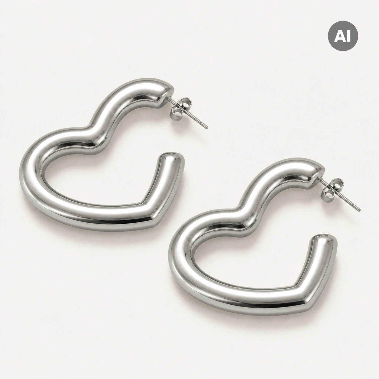LIANOA Herz Ohrring silber
