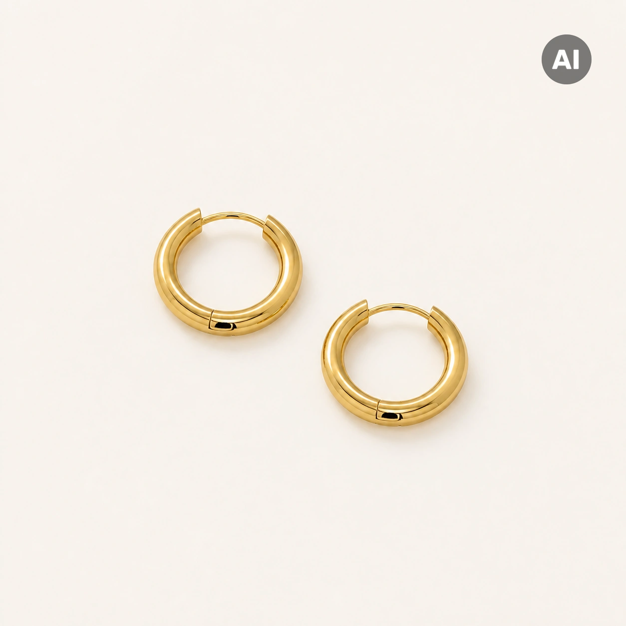 LIANOA Creole gold Ø11mm / Breite 2mm