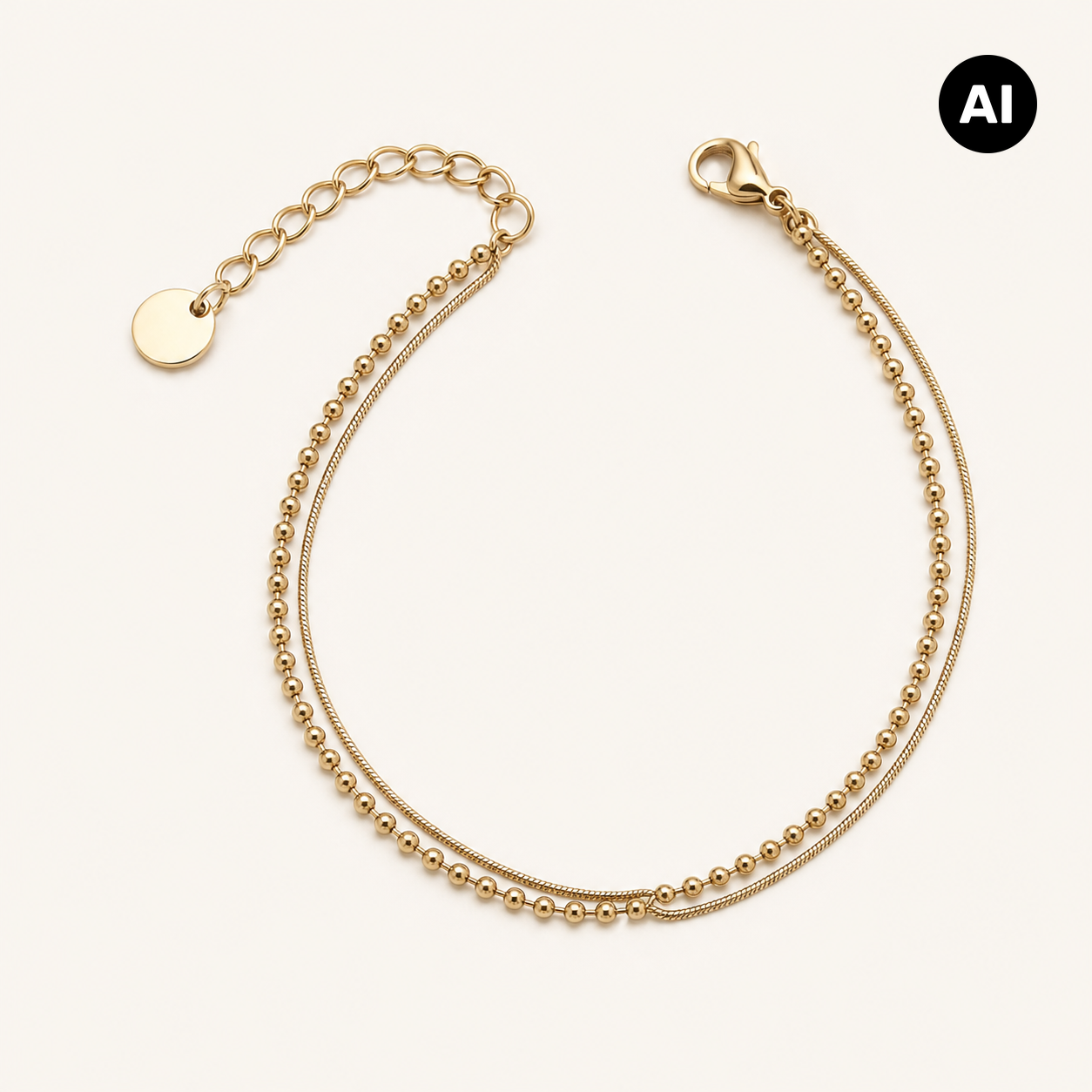 LIANOA Armband Herz gold
