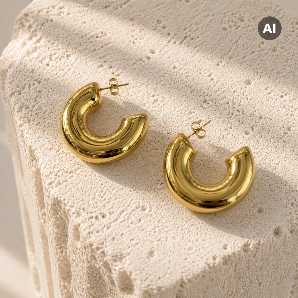 LIANOA Creole gold Ø30mm / Breite 12mm