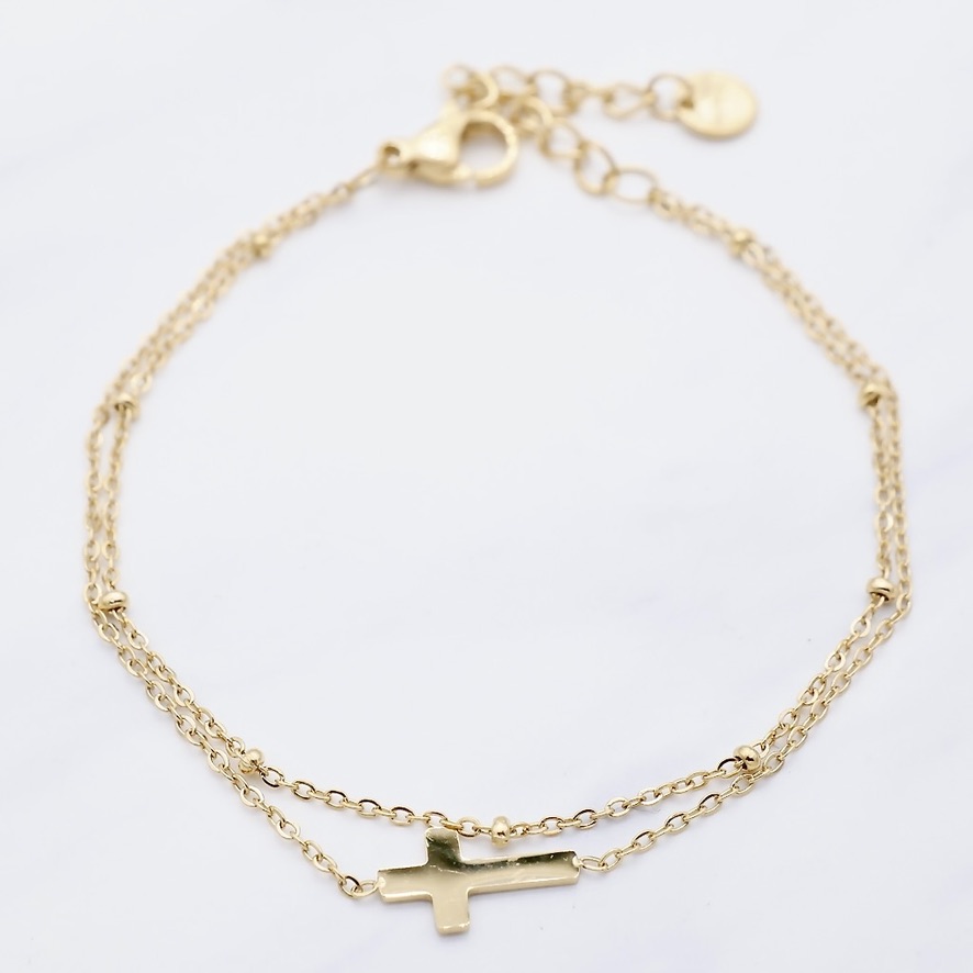 Kreuz Armband LiaNoa Gold 