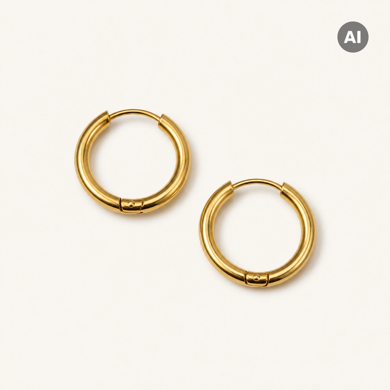 LIANOA Creole Ø13mm / Beite 1,5mm gold