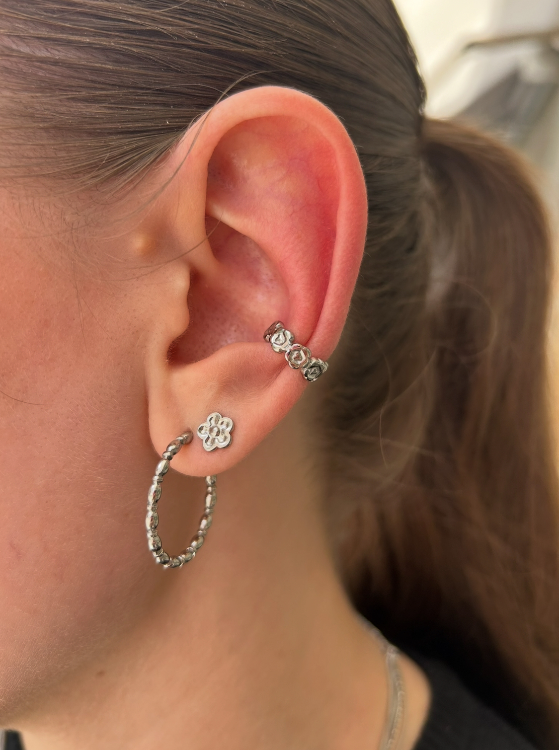 Ear Cuff Silber