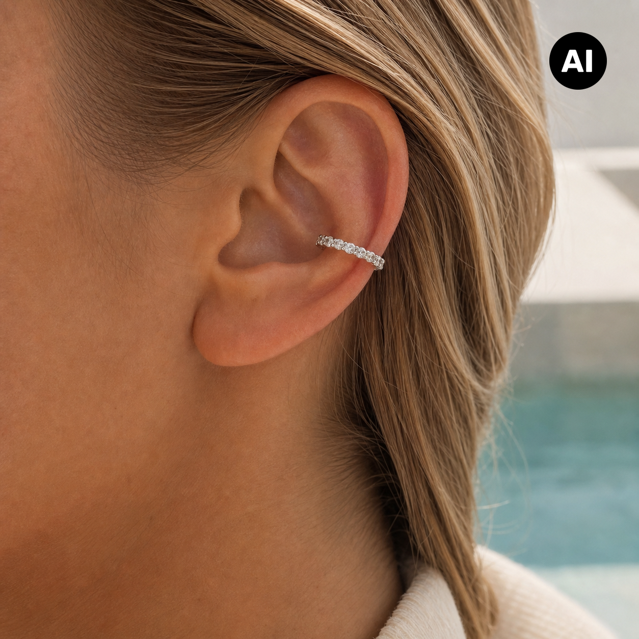 LIANOA Earcuff silber