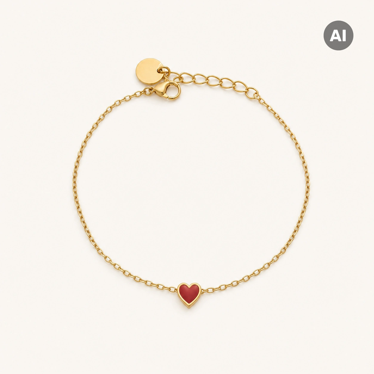 LIANOA Herz Armband gold