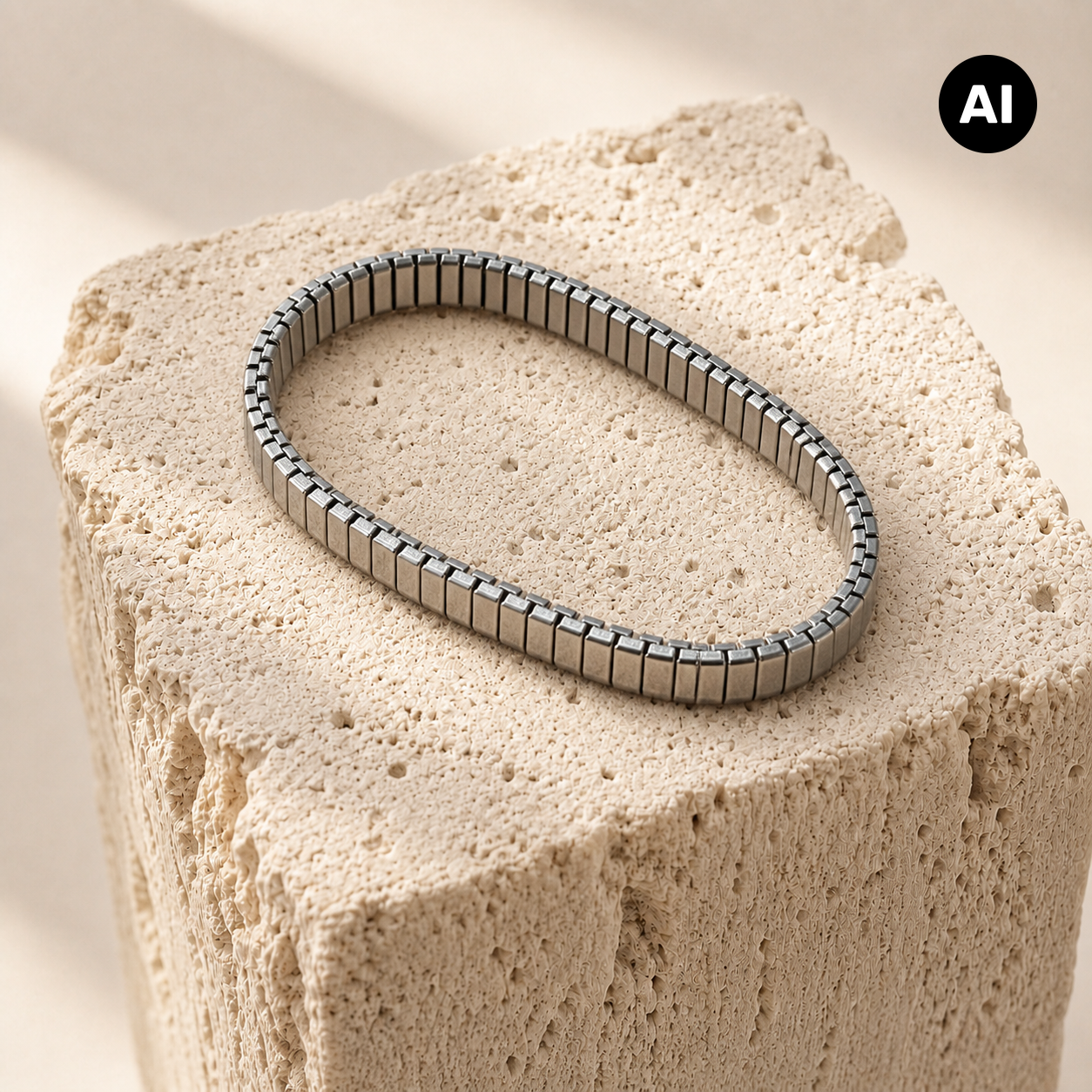 LIANOA Armband Flexibel silber