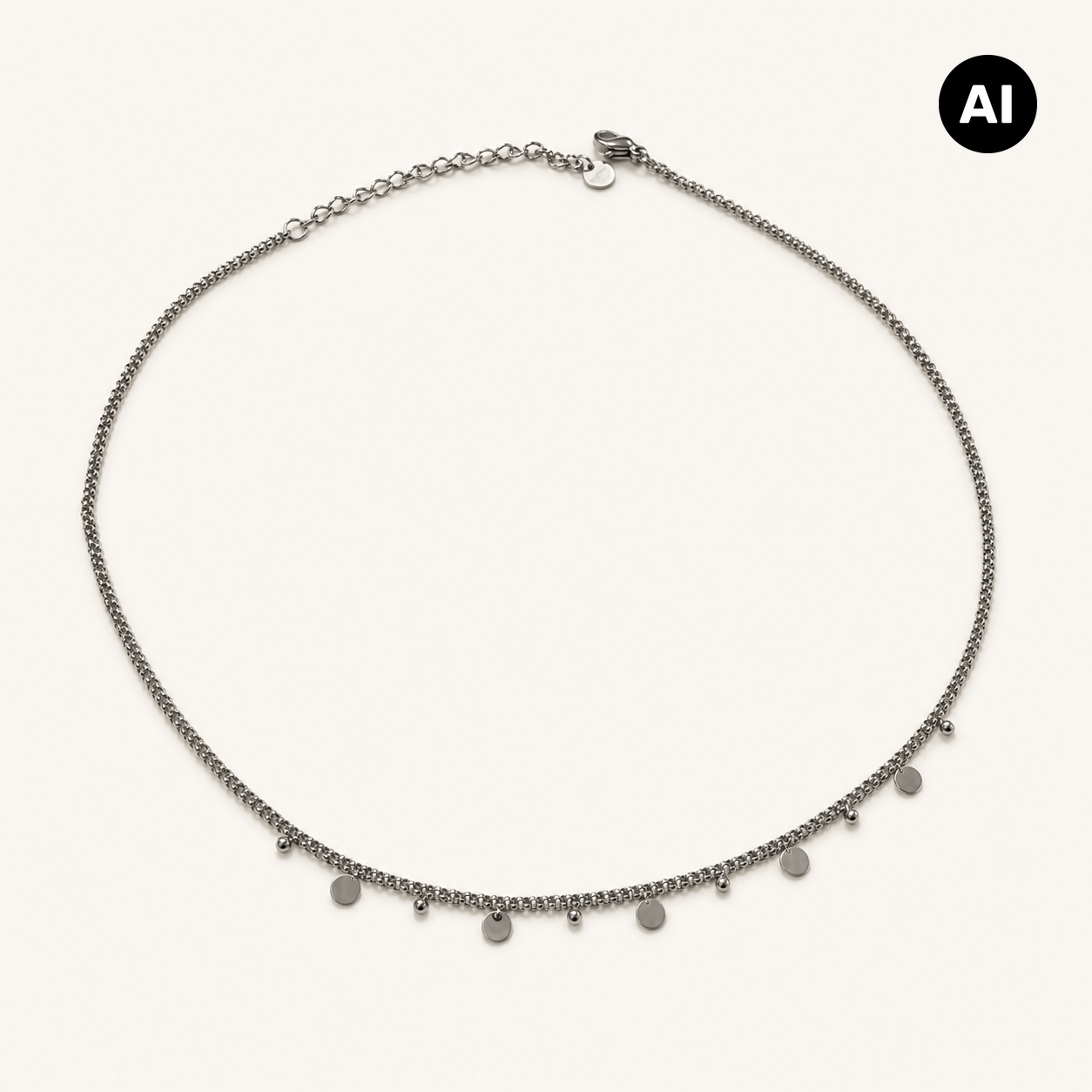 LIANOA Halskette silber