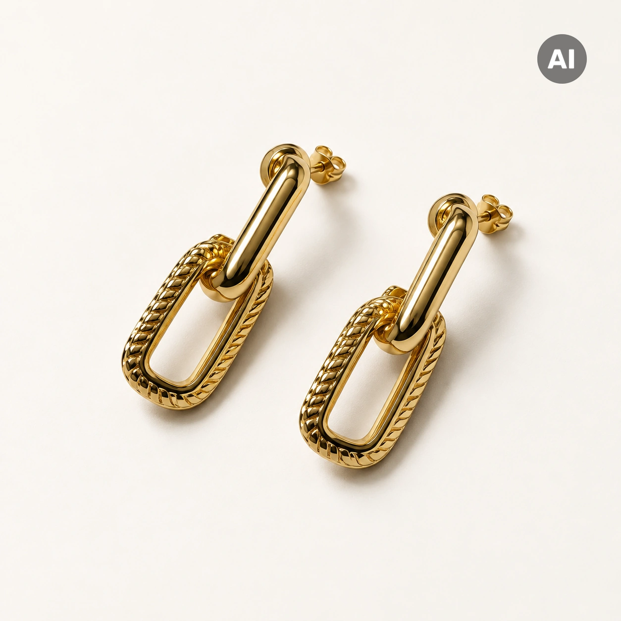 LIANOA Ohrstecker gold