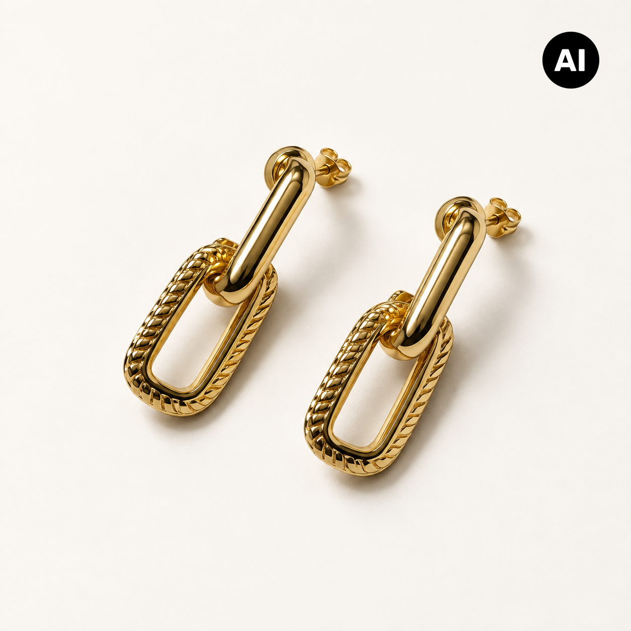 LIANOA Ohrstecker gold