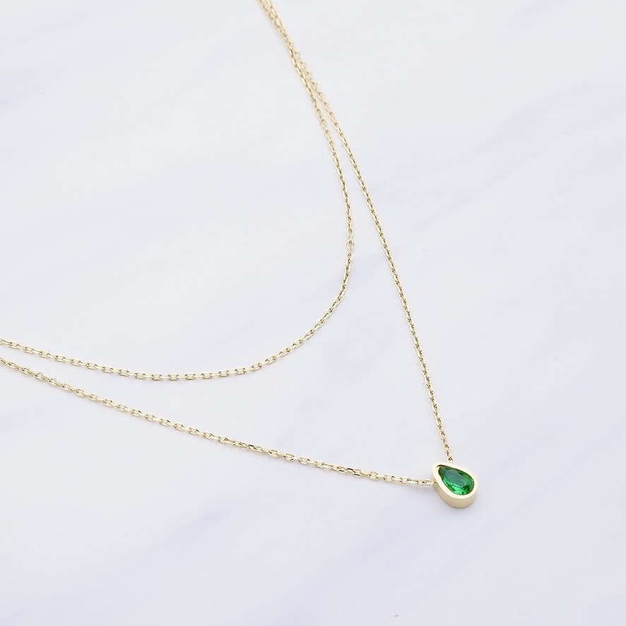Halskette LiaNoa Green Gold 