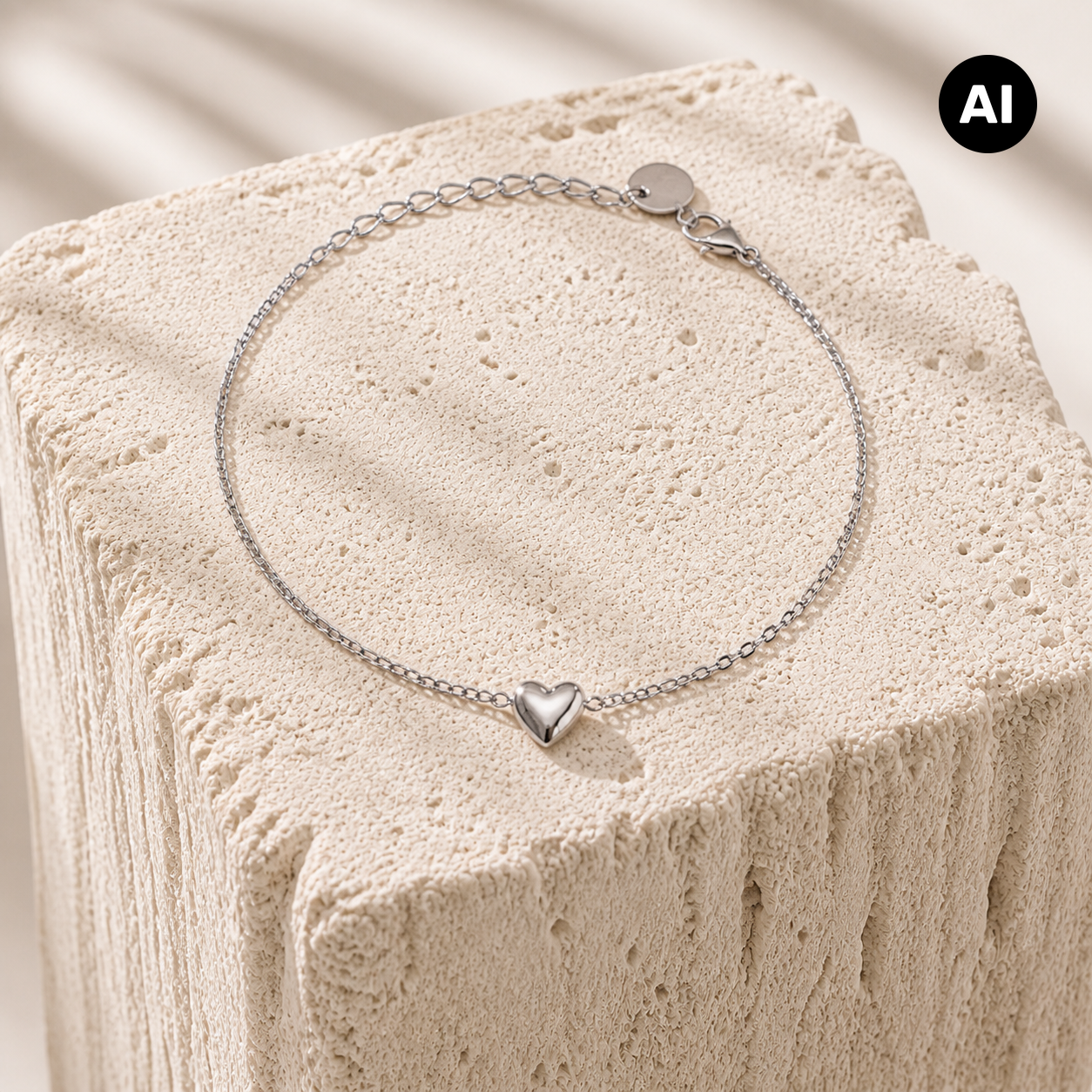 LIANOA Herz Armband silber
