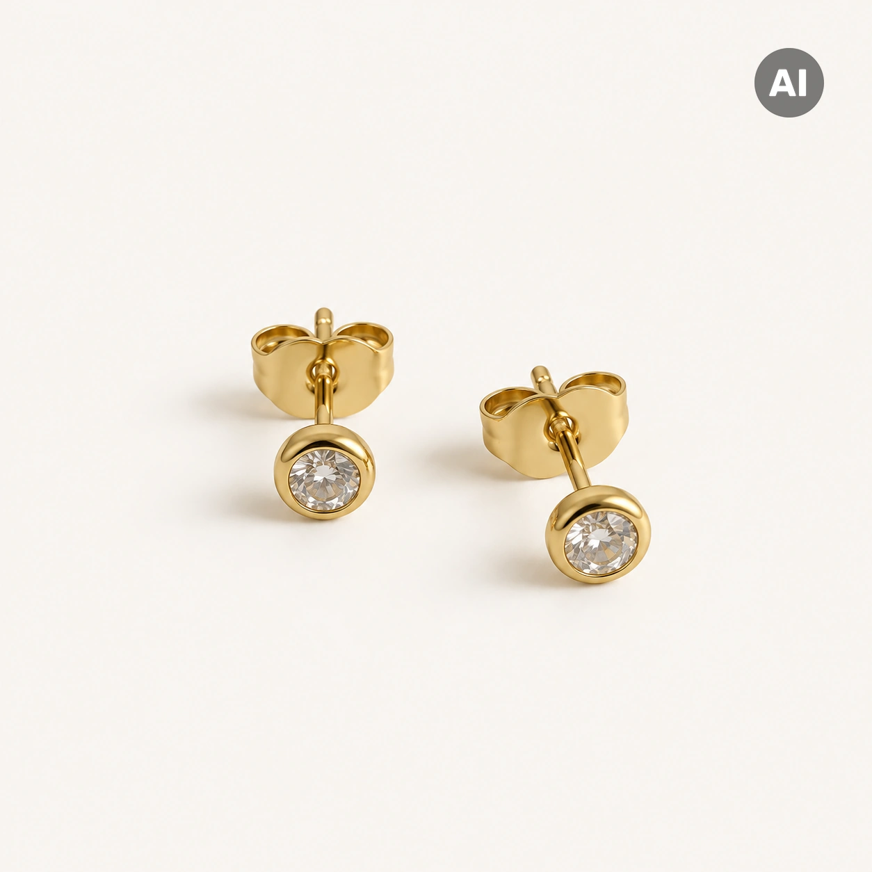 Ohrstecker gold