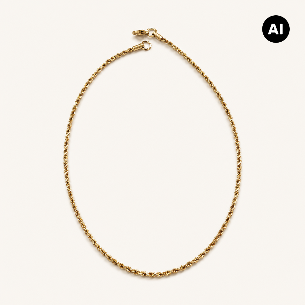 LIANOA Halskette Kordel gold