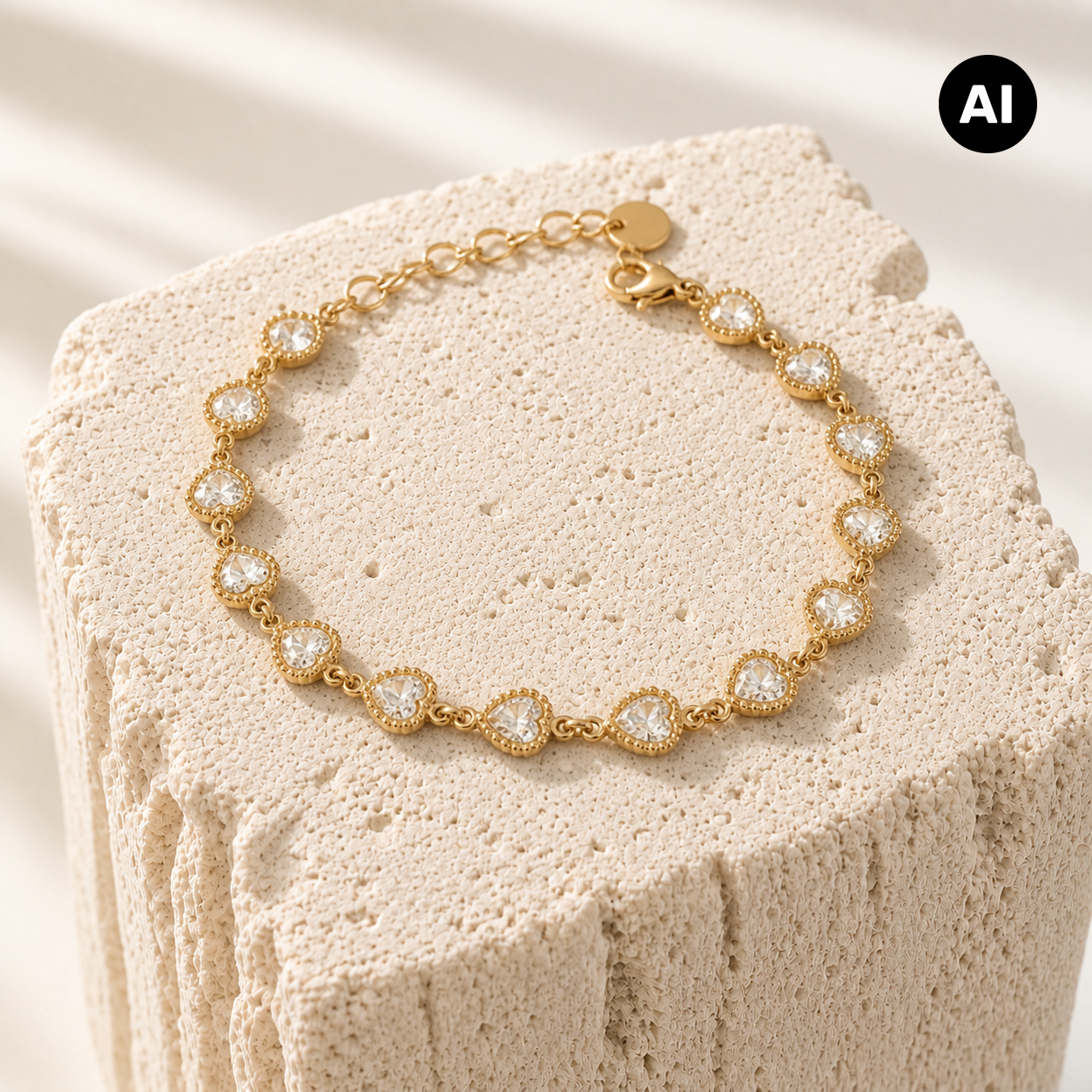 LIANOA Herz Armband gold