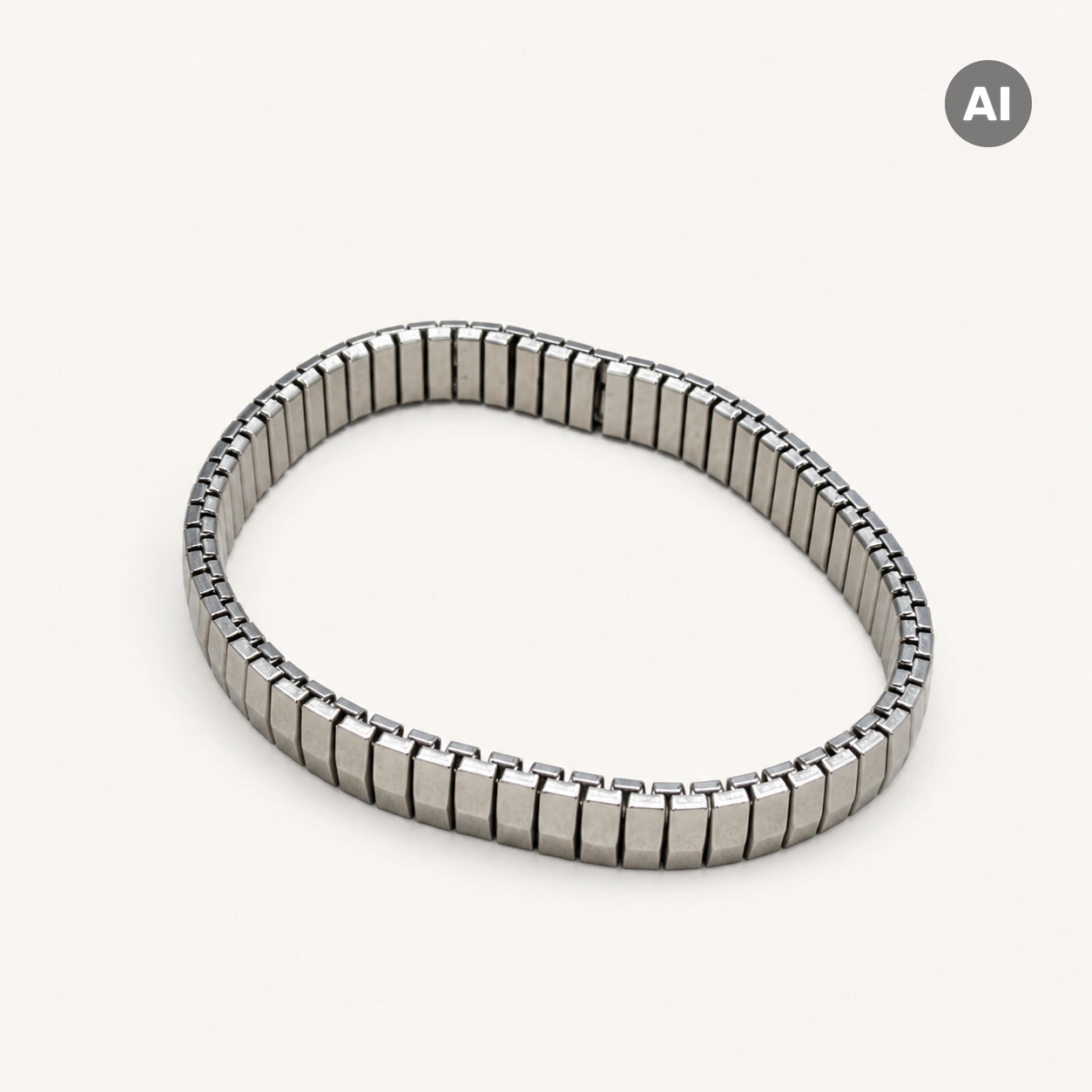 LIANOA Armband Flexibel silber