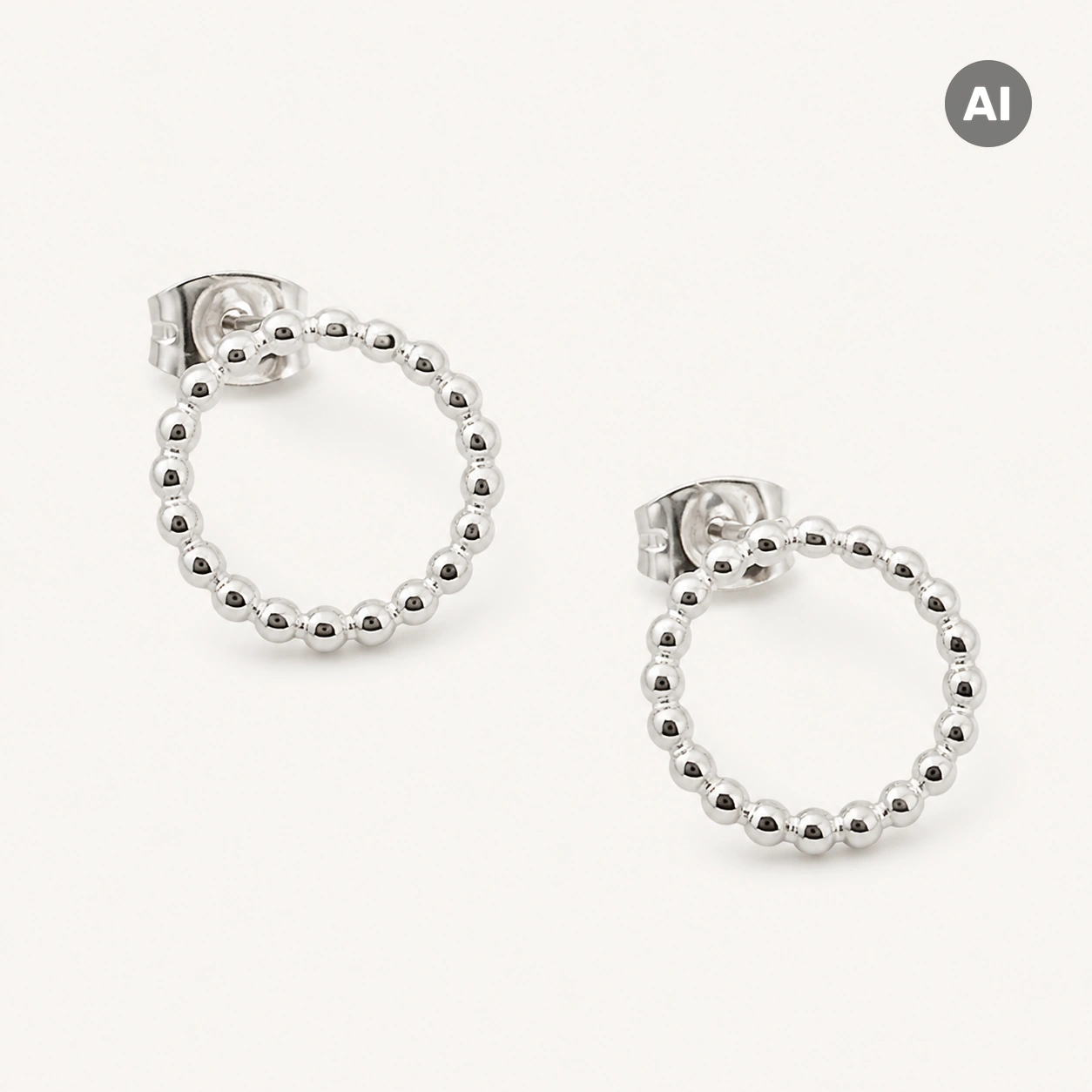 LIANOA Ohrstecker silber