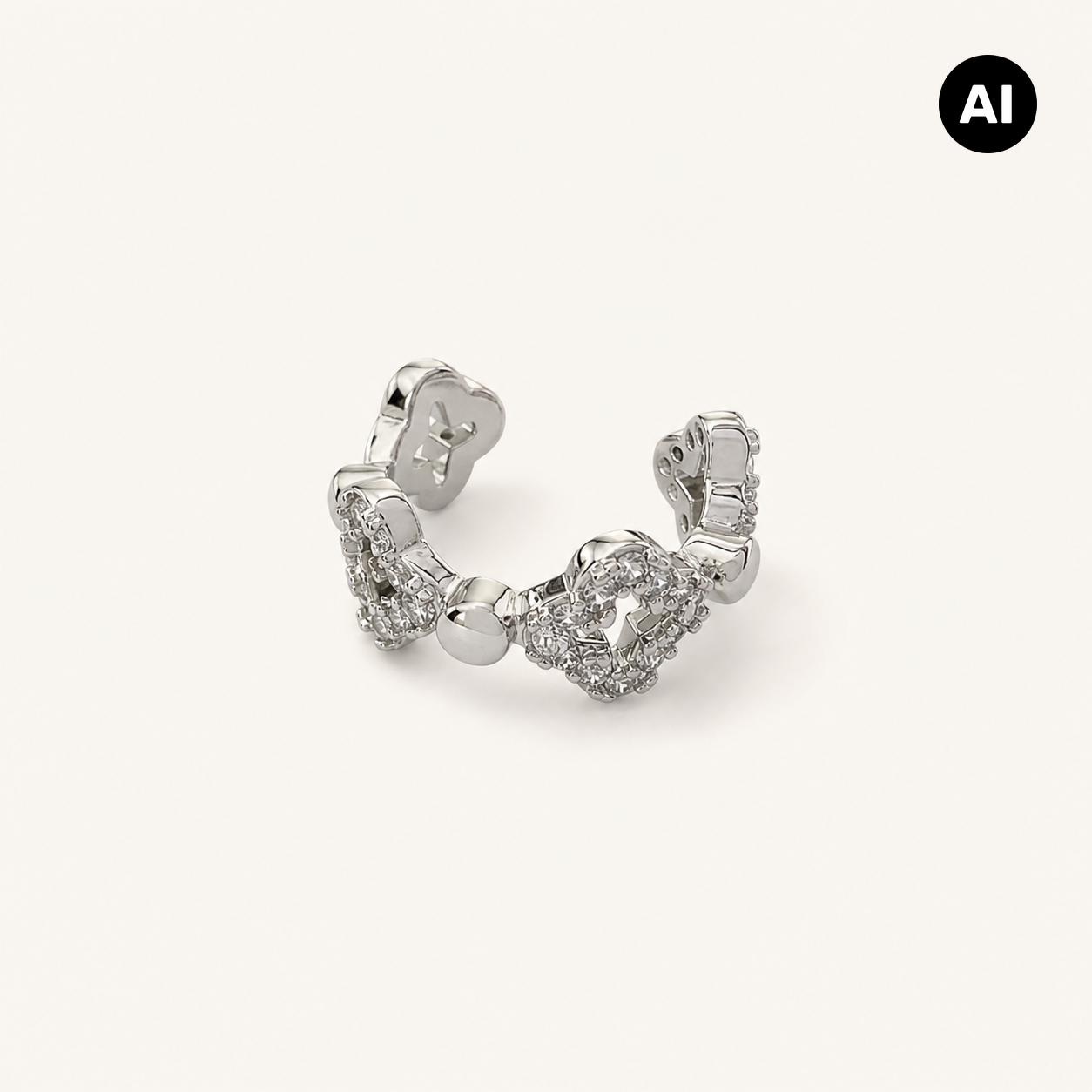 LIANOA Earcuff silber