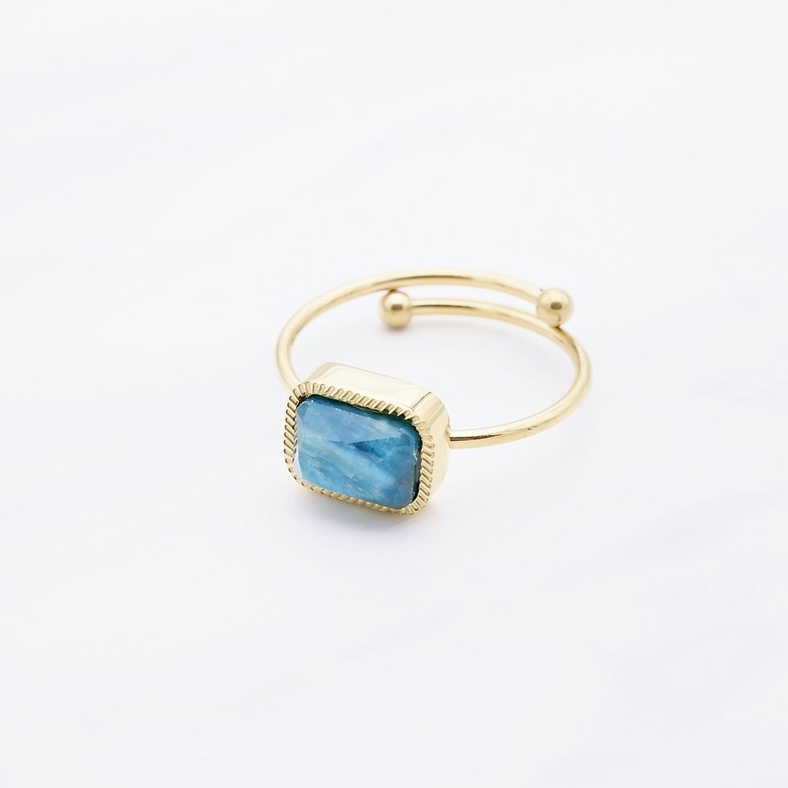 Estella Blue Ring Gold