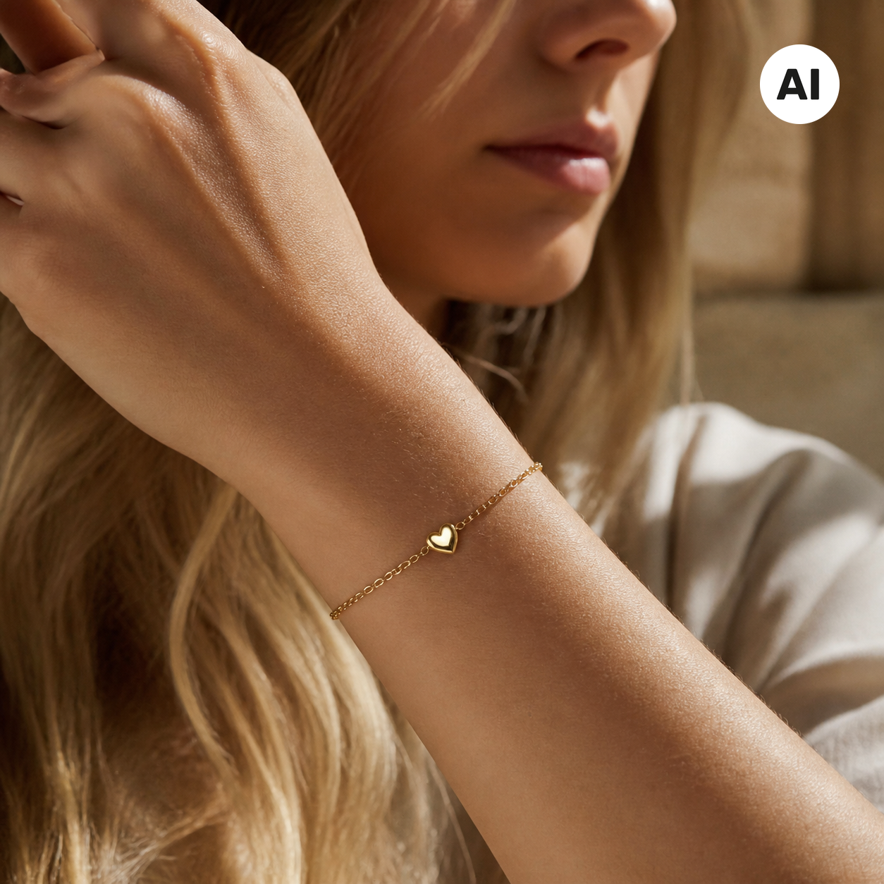 LIANOA Herz Armband gold